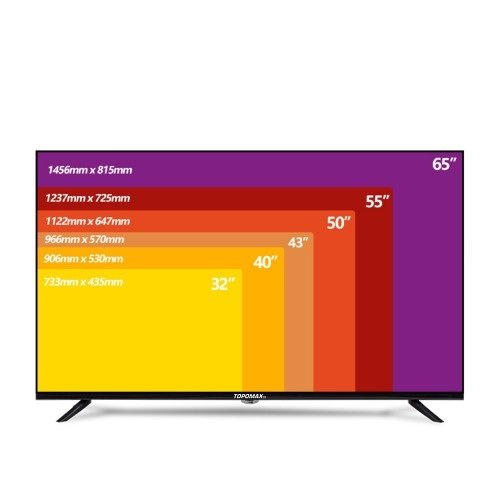 TV 55" Topomax Smart TV 4K Ultra HD (TM55UHSBK)