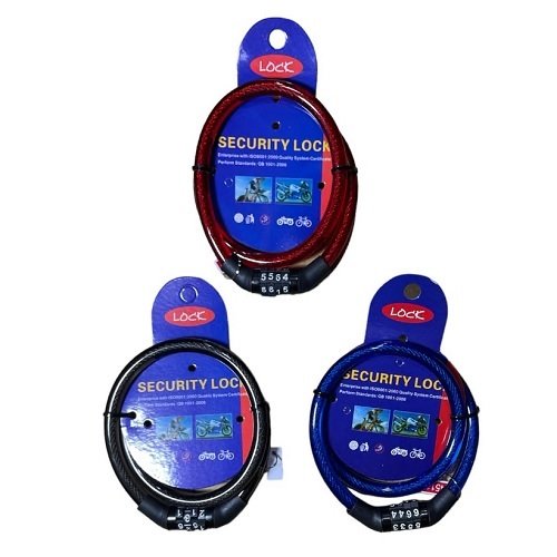 Велосипедний замок №207 / 8*100 тросовий