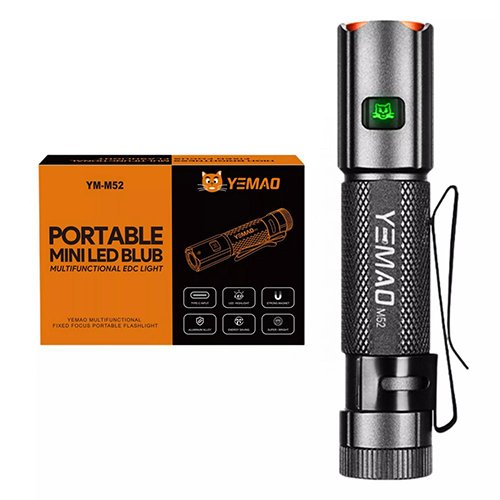 Ліхтарик YEMAO тактичний YM-M52-XPH35 1500LM (1x14500)