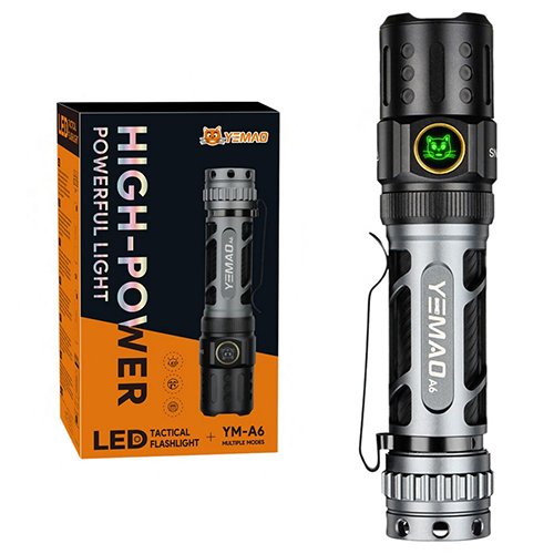 Ліхтарик YEMAO тактичний YM-A6-P80 2200LM (1x18650)