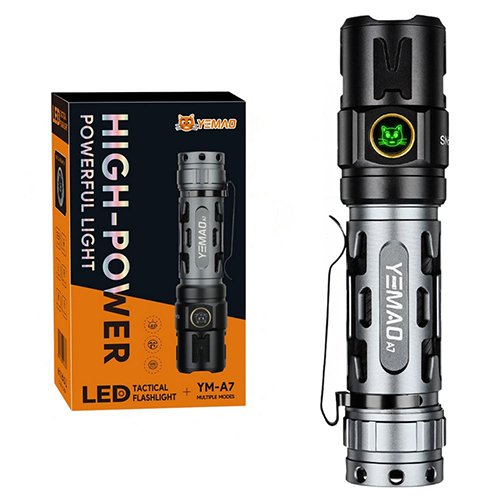 Ліхтарик YEMAO тактичний YM-A7-P80 2200LM (1x21700)