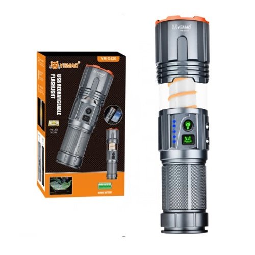 Ліхтарик YEMAO тактичний YM-G520-TG+COB 2500LM (1x40700) функція лампи