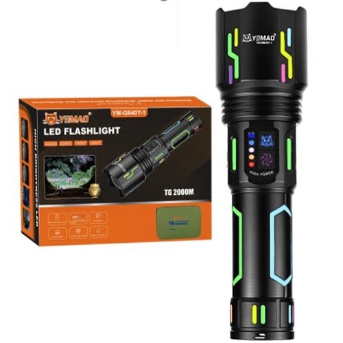 Ліхтарик YEMAO далекобійний YM-G640Y-1-TG 4000LM (1x32700)