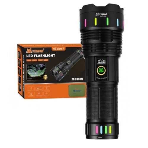 Ліхтарик YEMAO далекобійний YM-G646-1-TG 4000LM (1x45650)