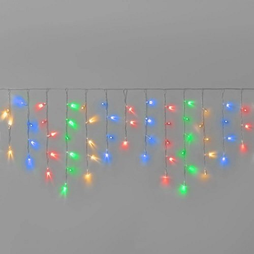 Гірлянда Бахрома 200 LED Мультіколір (прозрачный кабель 3*0