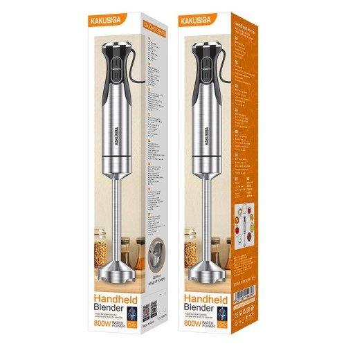 Блендер Kakusiga KSC-1587 занурювальний 800Вт із залізною насадкою (гарантія 3 місяці)
