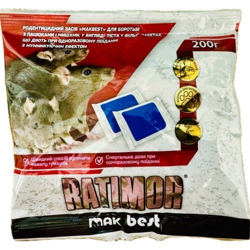 Тісто Ratimor від мишей та щурів