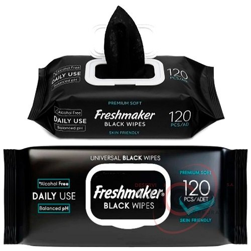 Серв.вл. Freshmaiker 120 psc BLACK (24шт/ящ)