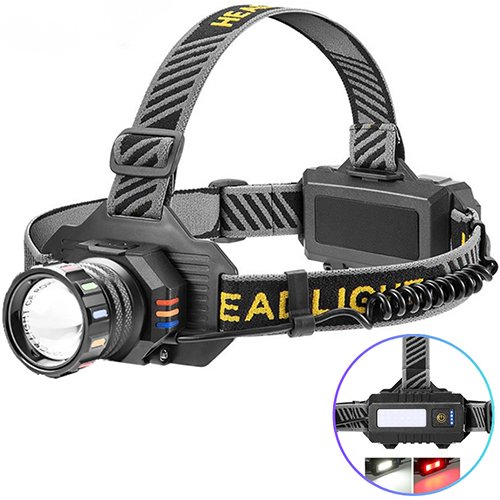 Ліхтарик налобний №BL-T701C-TG (2x18650) Zoom