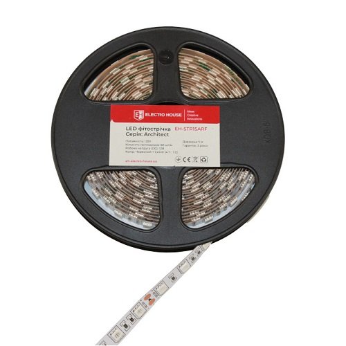 Стрічка LED ElectroHouse 12W 12V SMD5050 60 шт/м