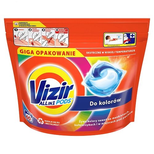 Капсули для прання Vizir colour 60 капс 5710