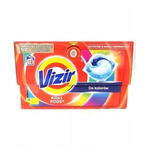 Капсули для прання Vizir colour 18 капс 5639