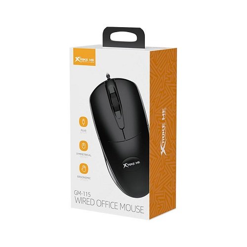 Миша XTRIKE ME wired mouse GM-115 |1200DPI| (black) USB  провідна