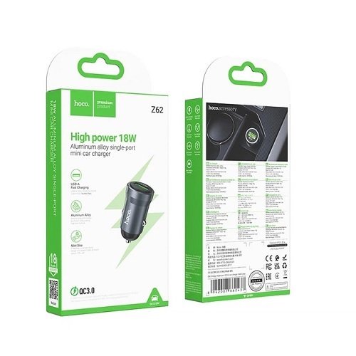 АЗП HOCO Z62 QC3.0 (1USB/18W/3A)