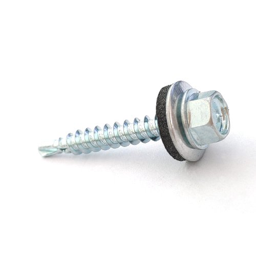 Саморіз покрівельний APRO  до дерева 4.8х25 DIN 7504K Цинк (уп. 50 шт) [SDS4825ZN]