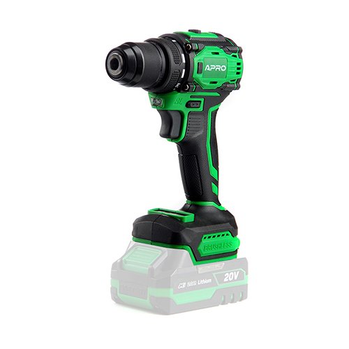 Акум. Дриль-шуруповерт APRO безщітковий MS 20DB 20В без АКБ без ЗП [895039]