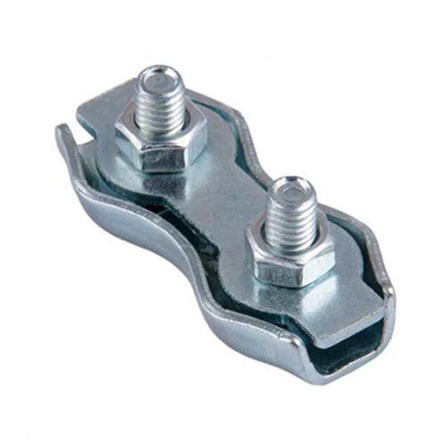 Затискач для тросу APRO подвійний оцинк.  3 мм (кратно 50) [CD-3]