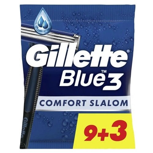 Станок для гоління Gillette BLUE III SLALOM COMFORT (9+3 шт) (8771)