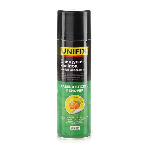 Очищувач наліпок з олією апельсину UNIFIX 250 мл [951362]