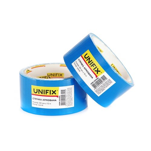 Стрічка UNIFIX клейка армована синя 50 мм 10 м [ARM-5010BL]