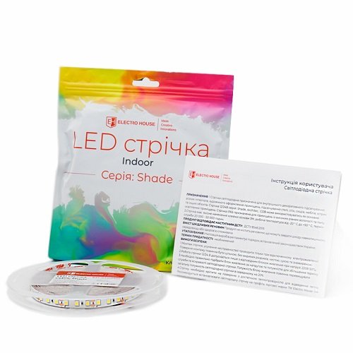 Стрічка LED ElectroHouse 8.5W/м на метр. 220V SMD2835 120 шт/м 900лм