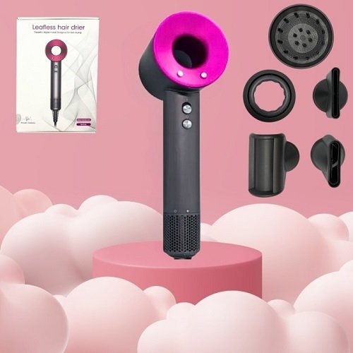 Фен для укладання волосся з насадкою LEAFLESSHAIR DRYER AT-F007