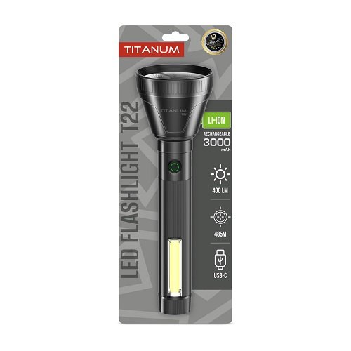 Ліхтарик TITANUM TLF-T22 400Lm 10000/9000K 28736