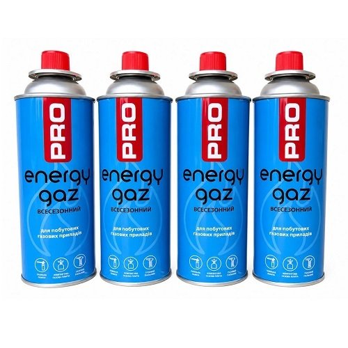 Балон газовий Pro Energy 220 ml для пальників очищений всесезонний (28шт/ящ)