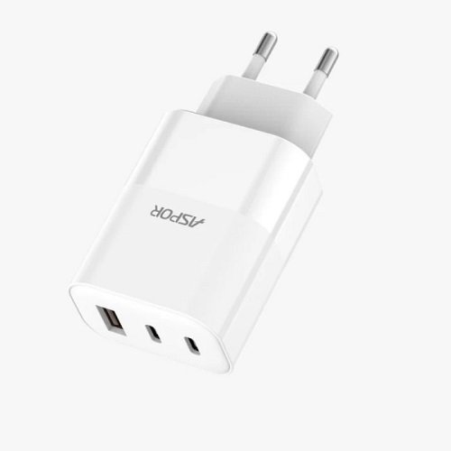 МЗП ASPOR A883 PD (USB/USB-C/USB-C/3A/65W) без кабелю