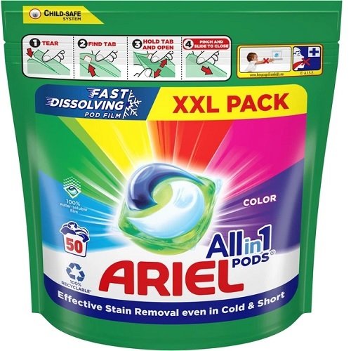 Капсули для прання Ariel Колор 50 капс/уп пакет (3уп/ящ) 4285