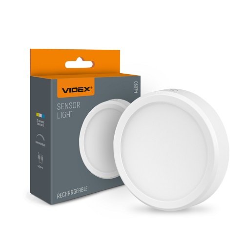 Ліхтарик Аварійний VIDEX VL-NL090W White (Датчик руху) 29266