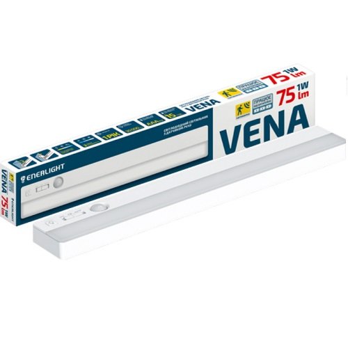 Ліхтарик Аварійний ENERLIGHT Vena 75Lm 3000К-6500К (АААх4) з датчиком руху (9108)