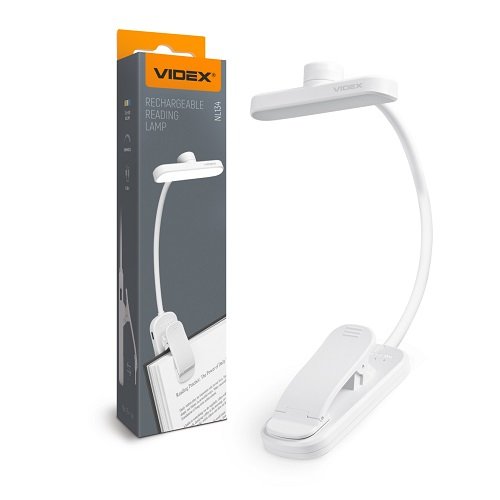 Лампа акумуляторна для читання VIDEX (VL-NL134W) White (29268)