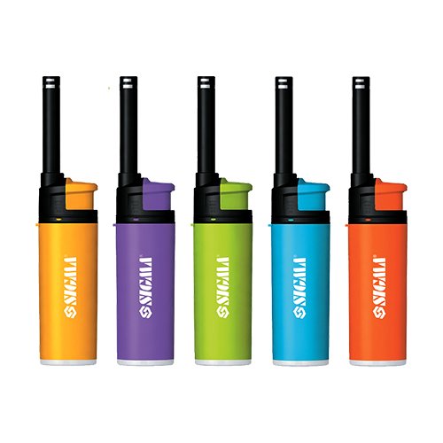 Запальничка газова Sigma Ø8мм 136мм BBQ Mini Color дисплей-бокс 25шт/уп 2899651