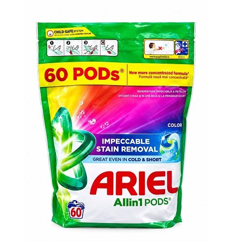 Капсули для прання Ariel Color 60 капс/уп пакет (3уп/ящ) 4288