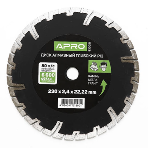 Відрізні круги по бетону APRO